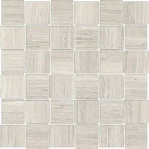 2 X 2 In Basketweave Mayfair Strada Polished Glazed Porcelain Mosaic