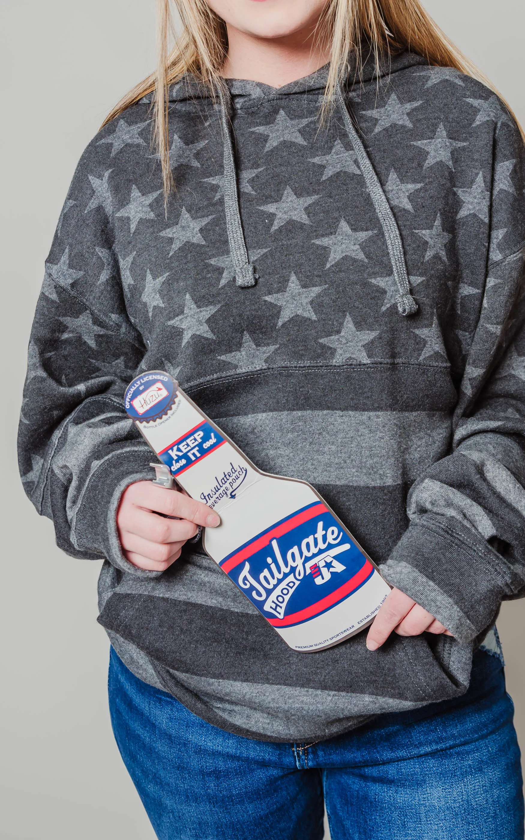 Beer Hoodie Stars & Stripes Hoodie ** - Final Sale