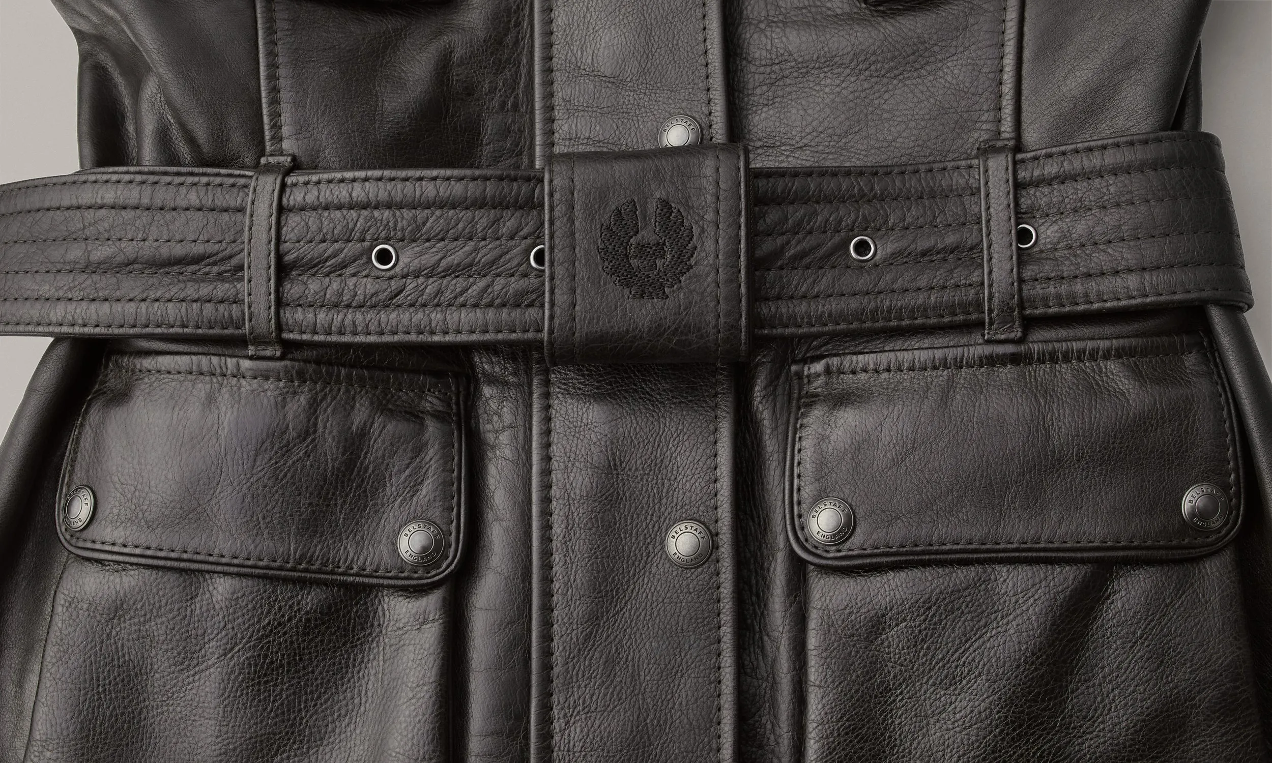 Belstaff Trialmaster Lady Leather Jacket - Black
