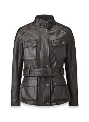 Belstaff Trialmaster Lady Leather Jacket - Black