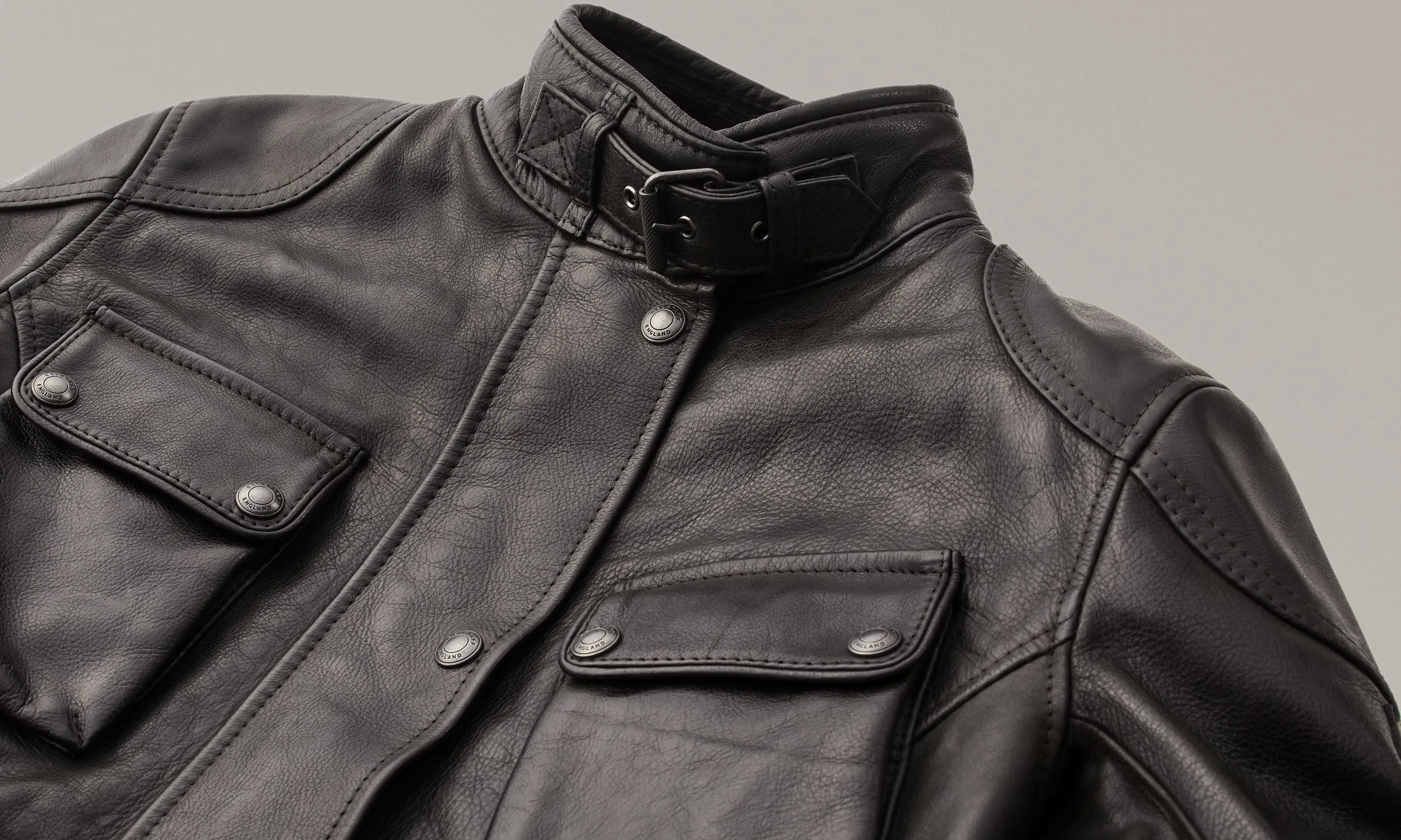 Belstaff Trialmaster Lady Leather Jacket - Black