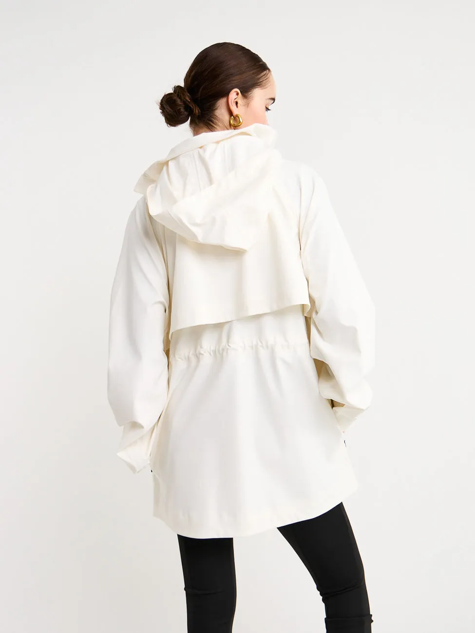 Camilla and Marc Falcon Rain Jacket in White
