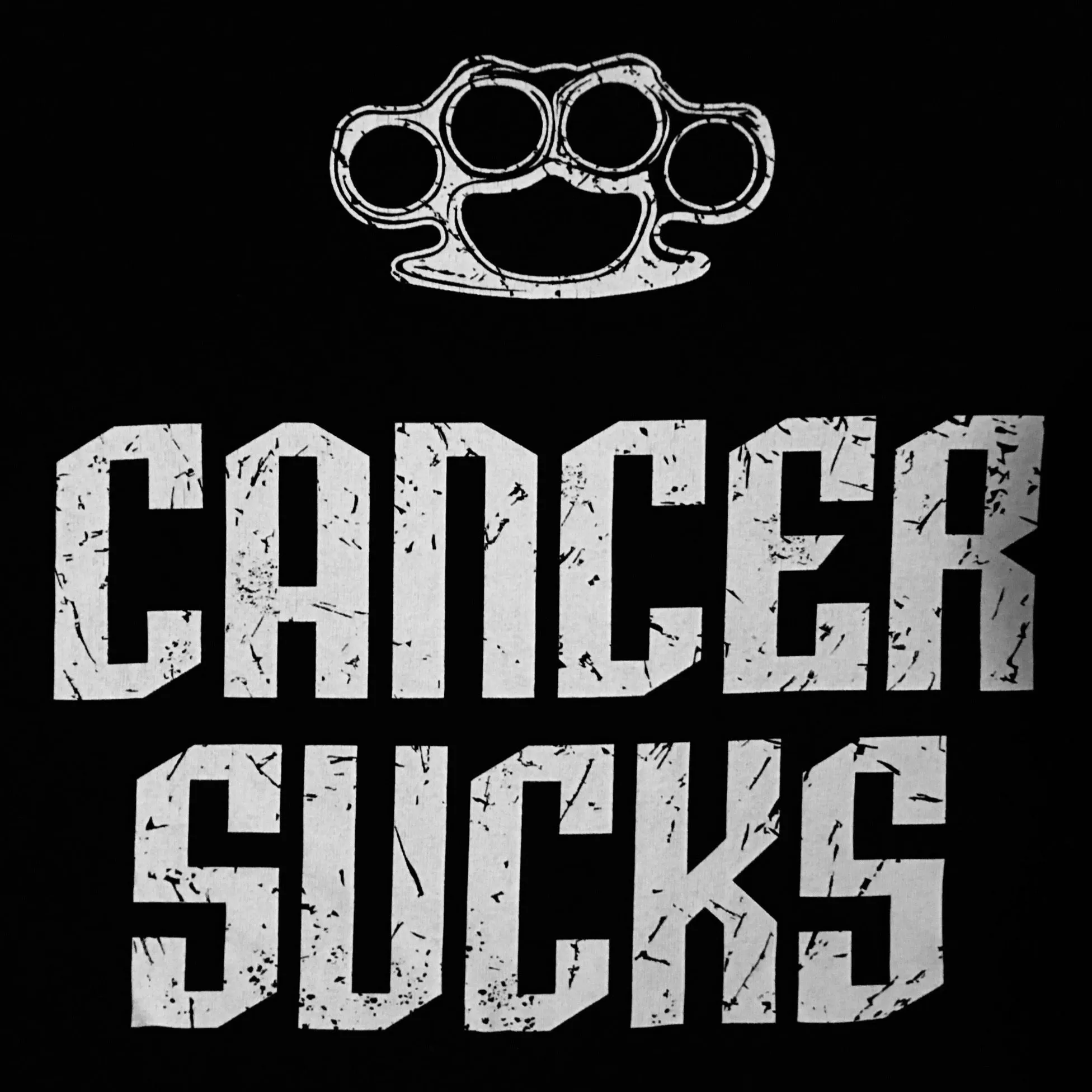 CANCER SUCKS         Tanks, T's & Hoodies. Indicate what color logo in notes. White or pink.