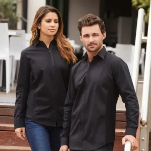 Chef Works SLWFZ003BLKS Cook's Shirt