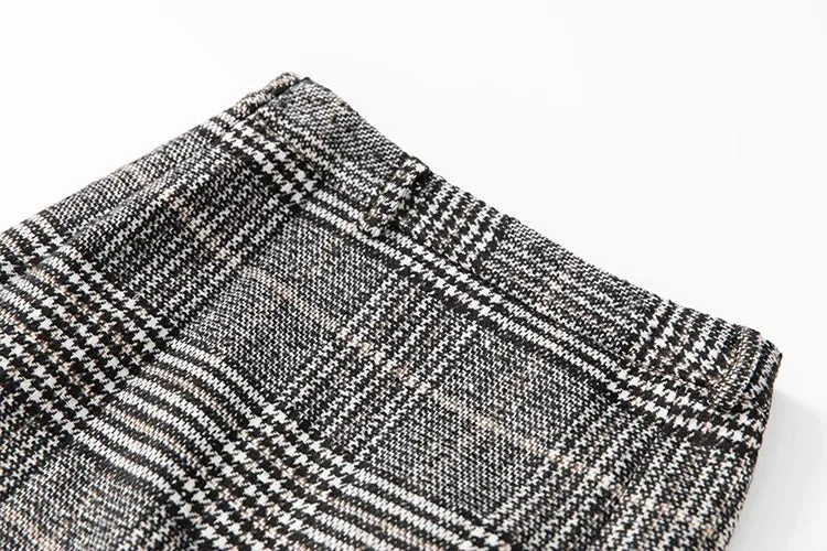 Classic Single-Breasted Skirt Suits