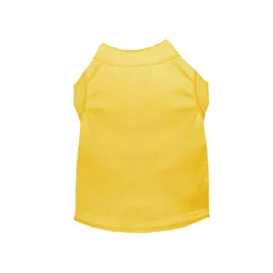 Cotton Blend Tee Shirt in Yellow