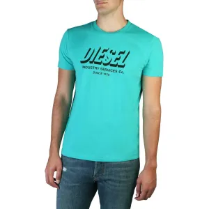 Diesel Men T-shirts - Blue Brand T-shirts