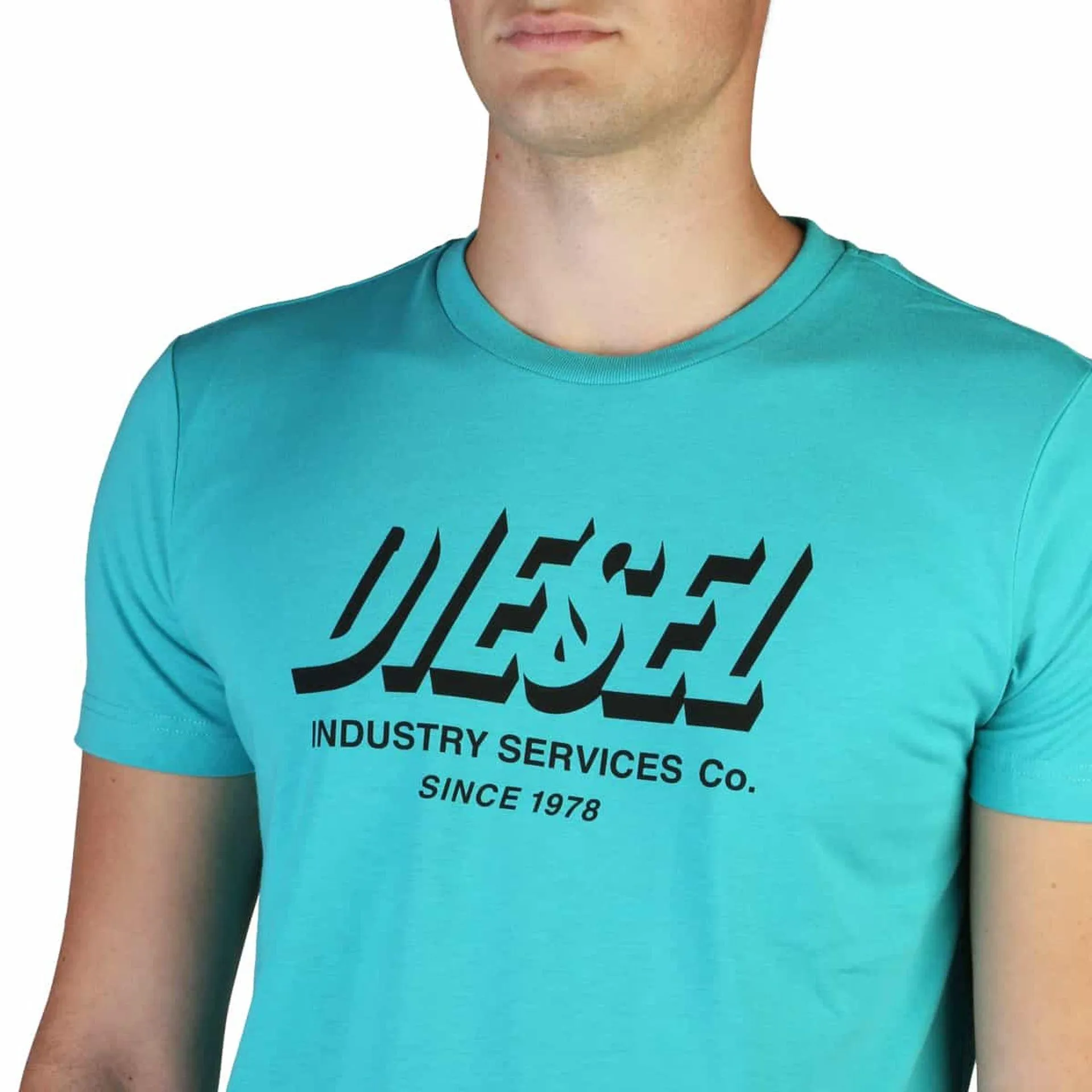 Diesel Men T-shirts - Blue Brand T-shirts