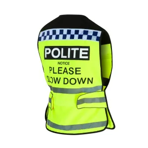 Equisafety POLITE Horse Waistcoat - Please Slow Down