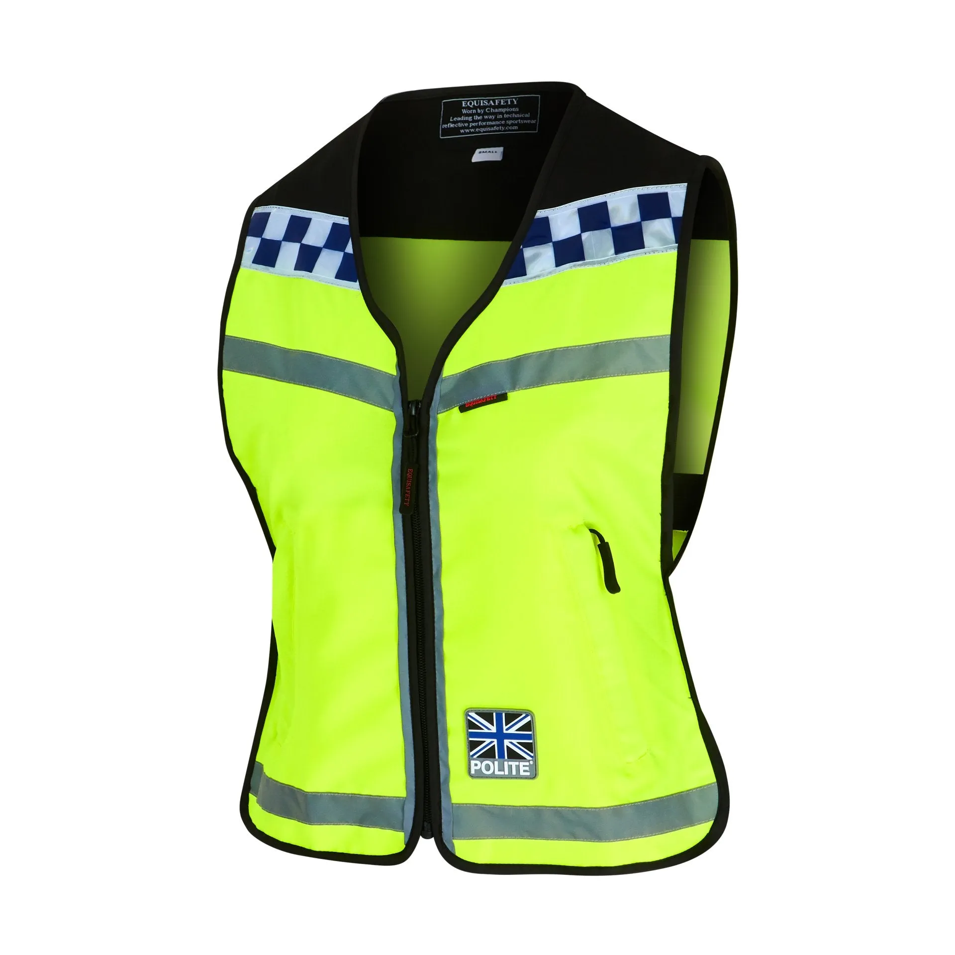 Equisafety POLITE Horse Waistcoat - Please Slow Down