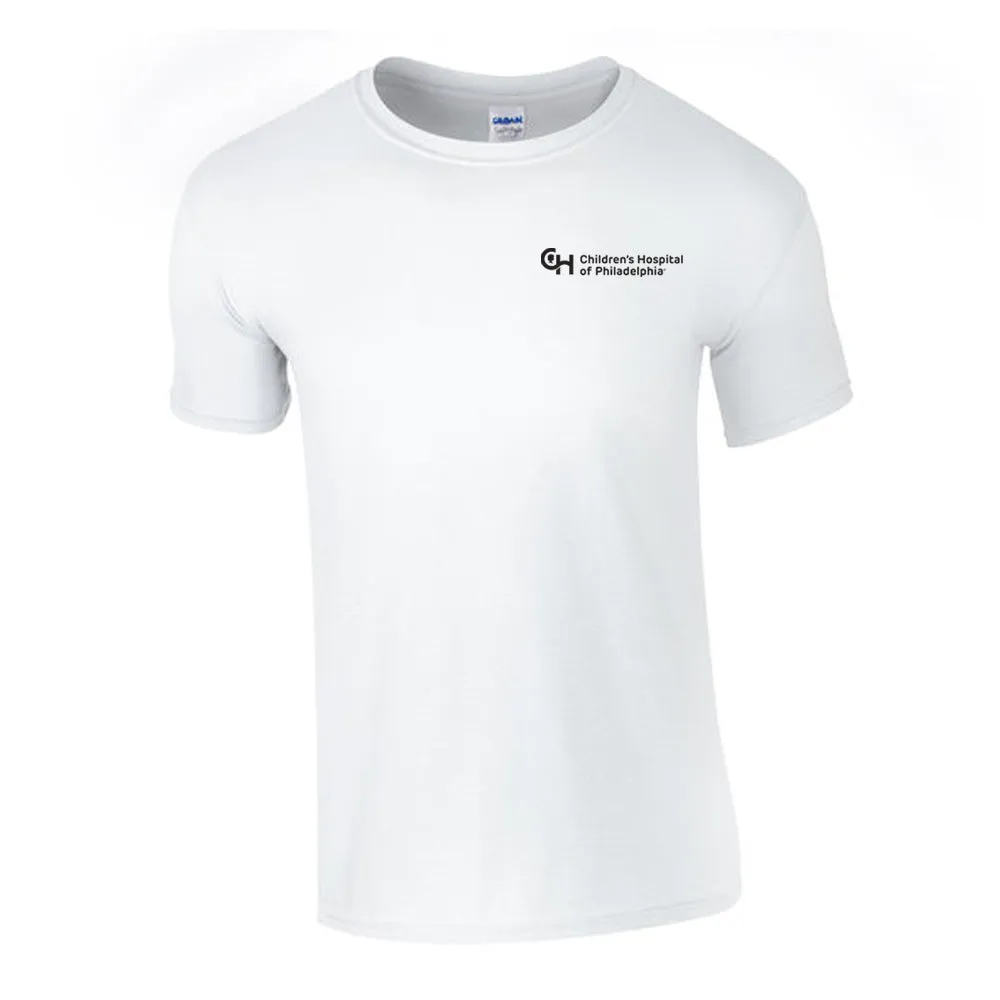 Gildan Adult Softstyle CHOP Neutral Color T-Shirt with Black Logo
