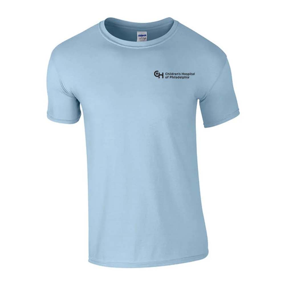 Gildan Adult Softstyle CHOP Neutral Color T-Shirt with Black Logo