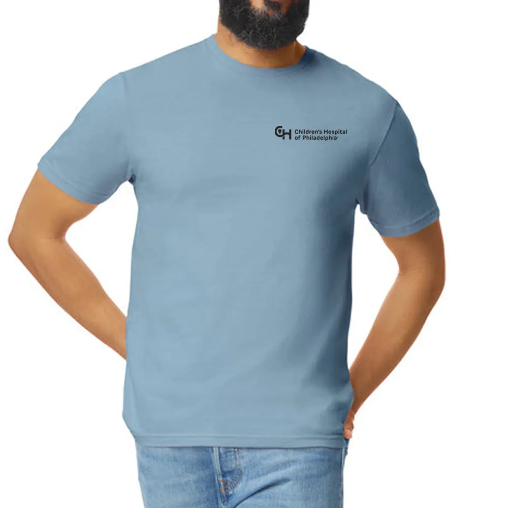 Gildan Adult Softstyle CHOP Neutral Color T-Shirt with Black Logo