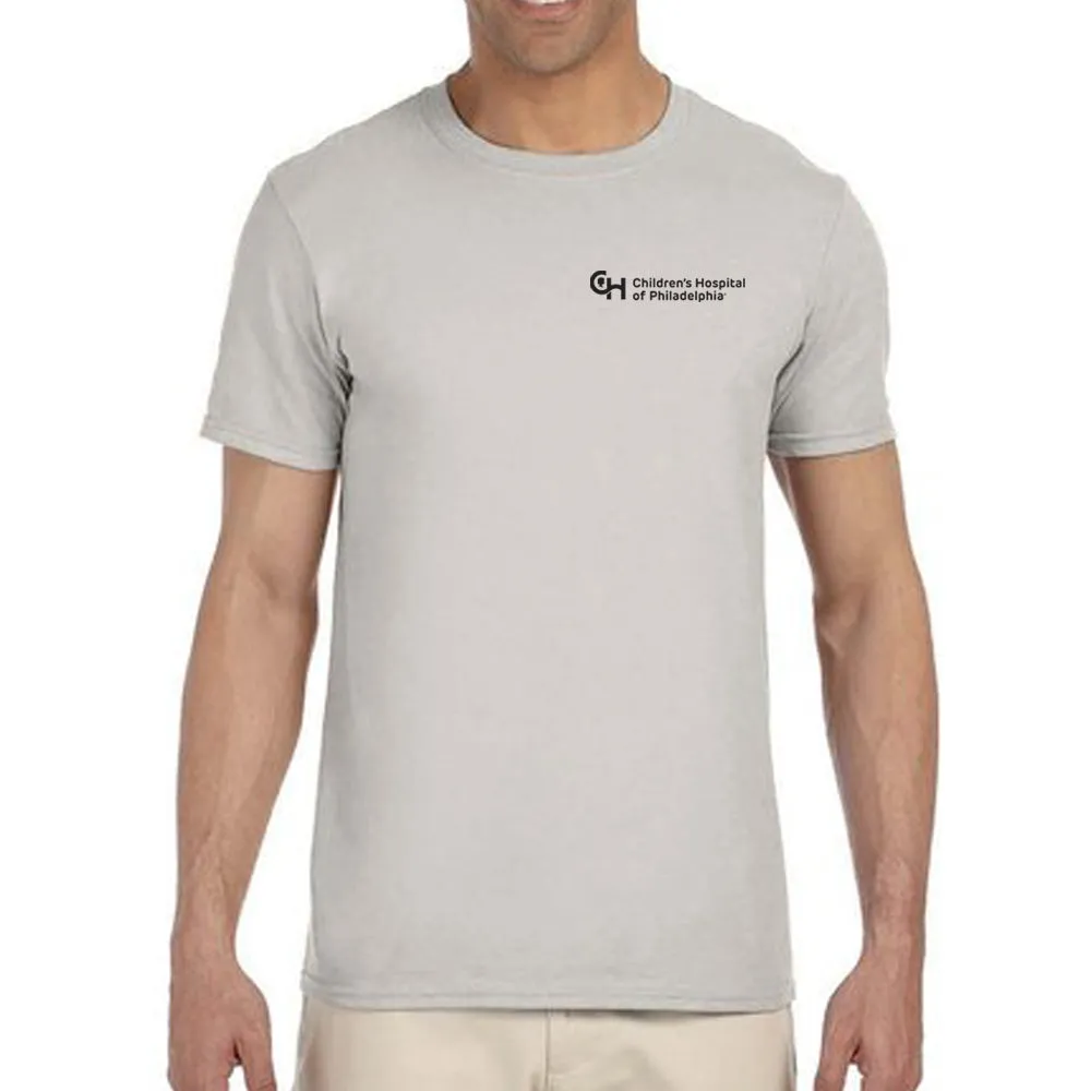 Gildan Adult Softstyle CHOP Neutral Color T-Shirt with Black Logo