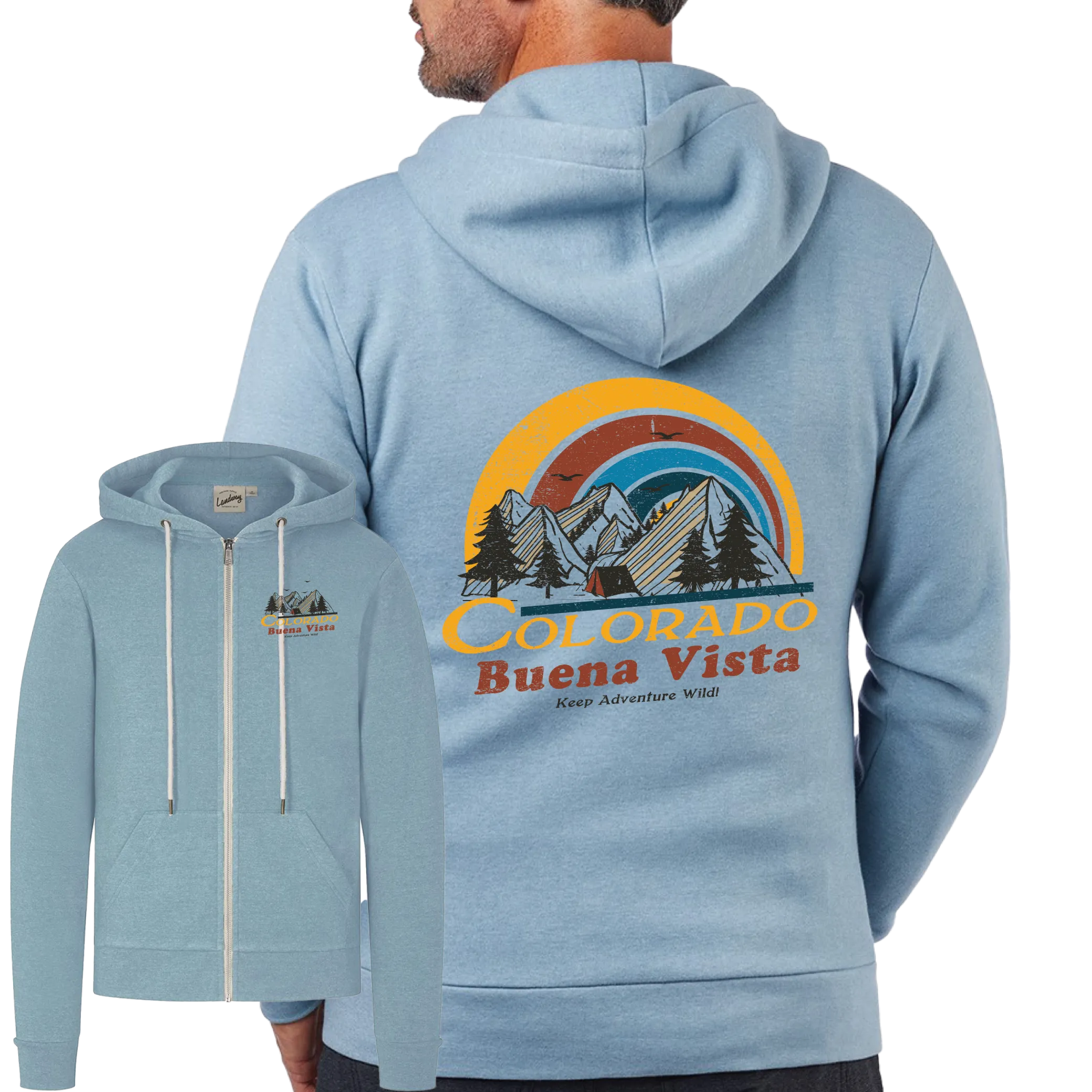 Keep Wild Zip Hoodies