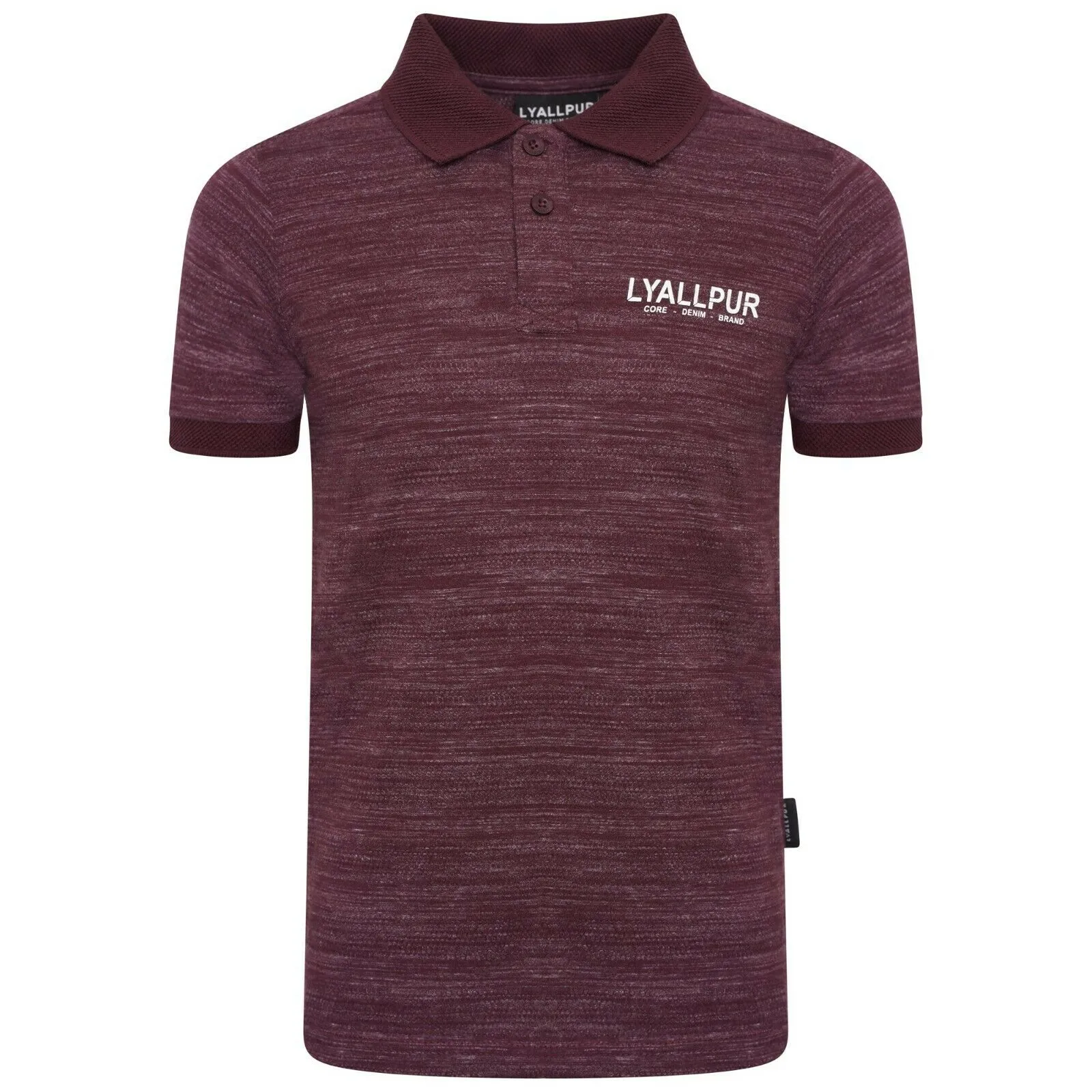 Kids Boys Cotton Rich Popcorn Injection Fabric Polo T Shirt Top -Wine Tasting