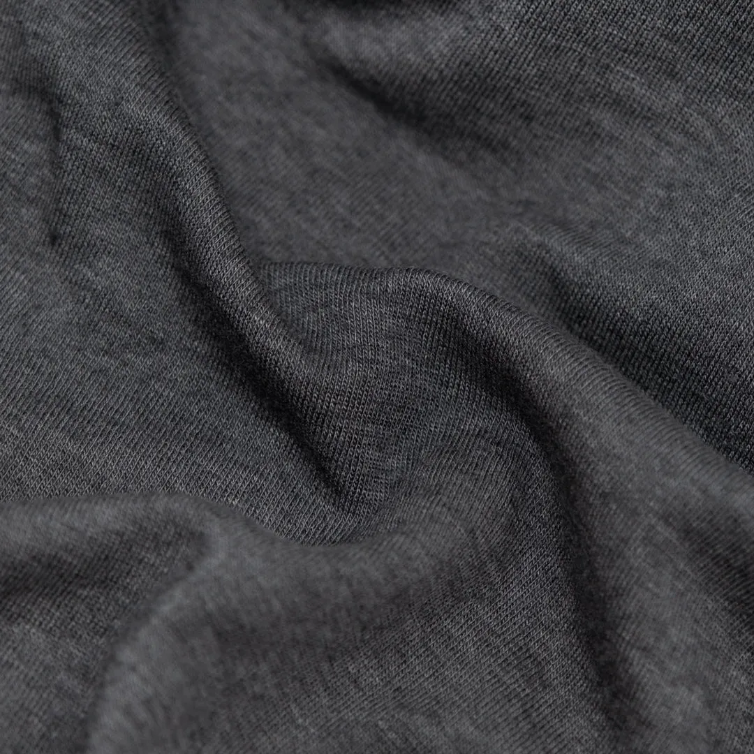 Layer Up Lyocell Wool Blend Jersey - Charcoal