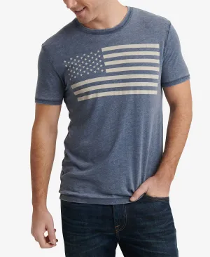 Lucky Brand Men's US Flag Graphic Short Sleeve T-Shirt multi