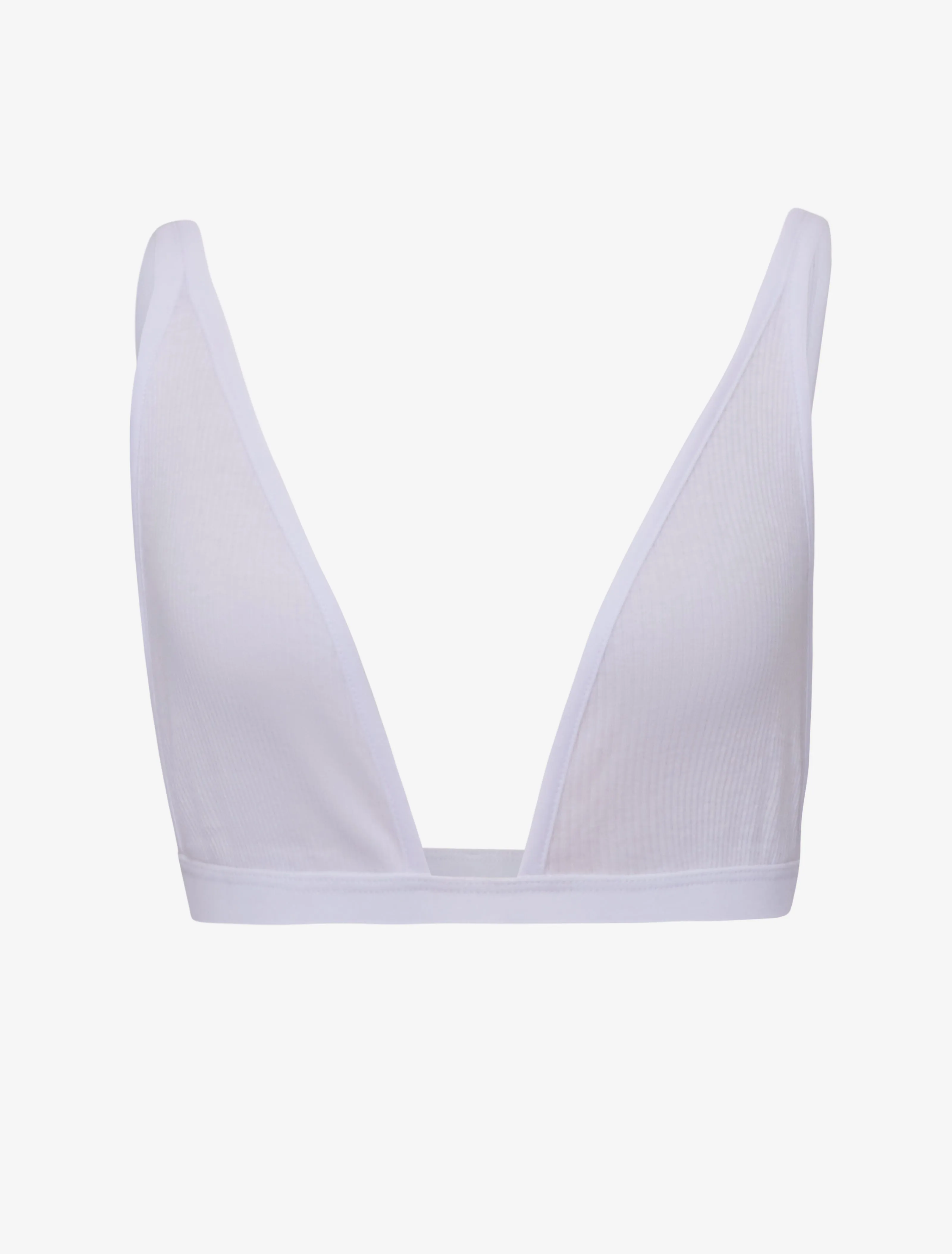 Marilyn Classic Rib Bra in White