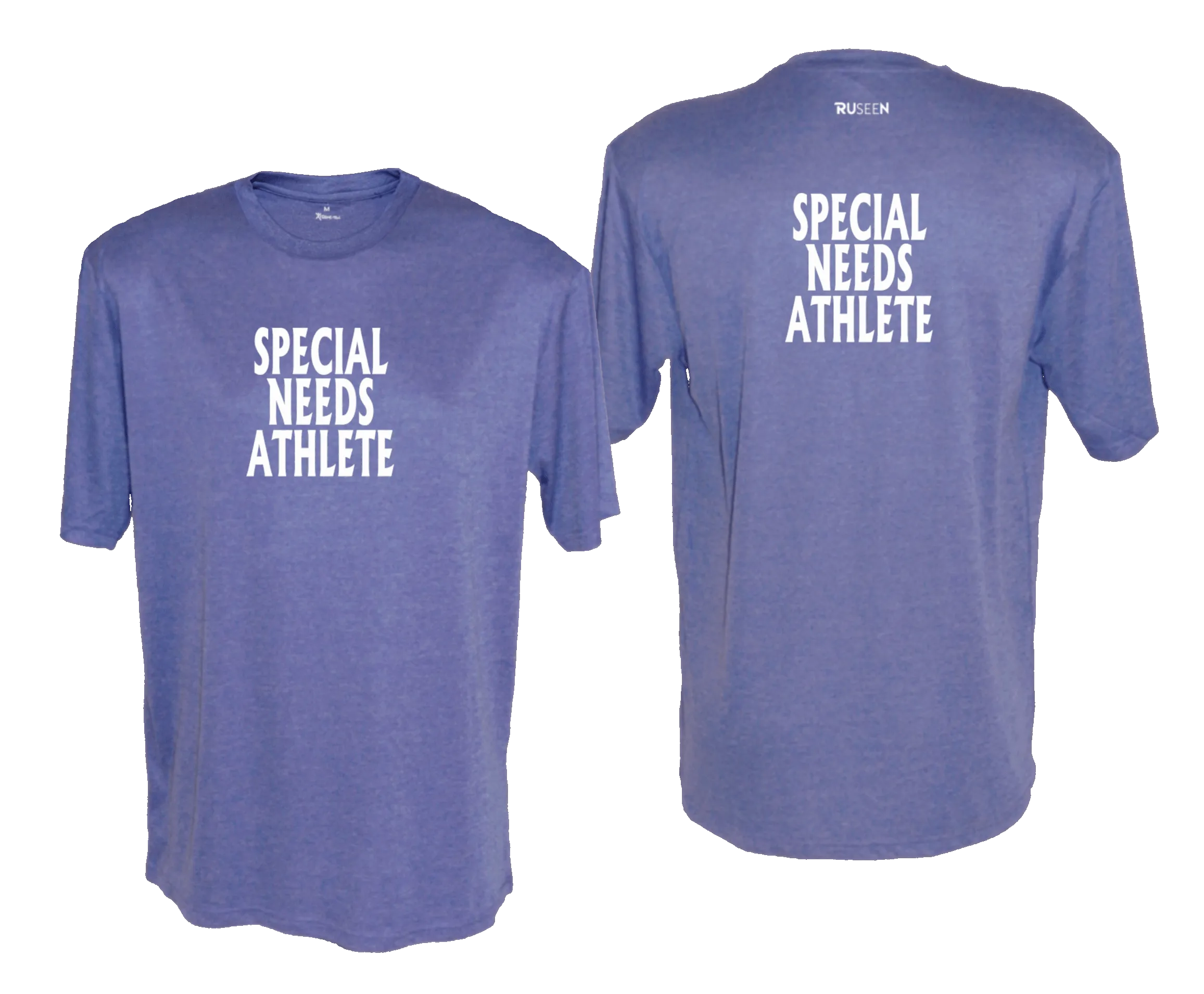 Men's SPECIAL NEEDS ATHLETE Short Sleeve Shirt - Reflective or Black Text