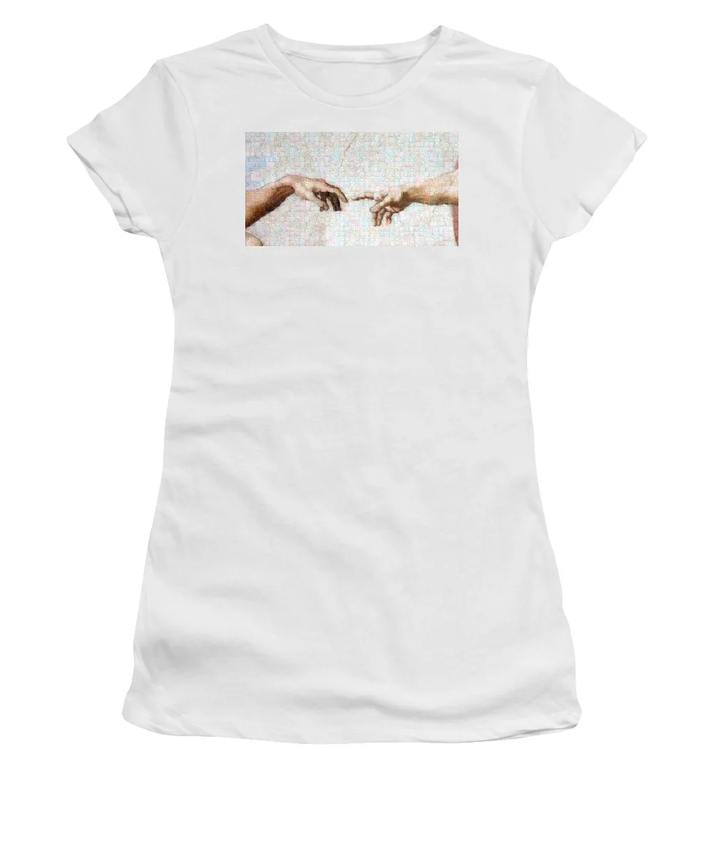 Michelangelo fingers - Women's T-Shirt