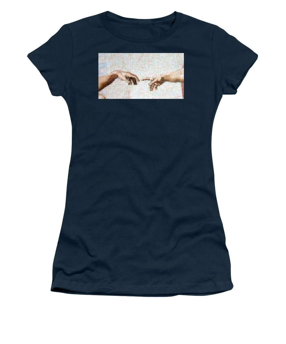 Michelangelo fingers - Women's T-Shirt
