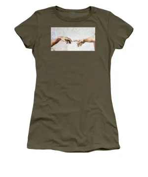 Michelangelo fingers - Women's T-Shirt