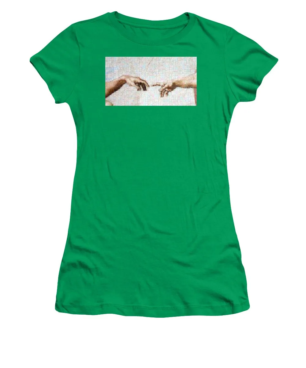 Michelangelo fingers - Women's T-Shirt