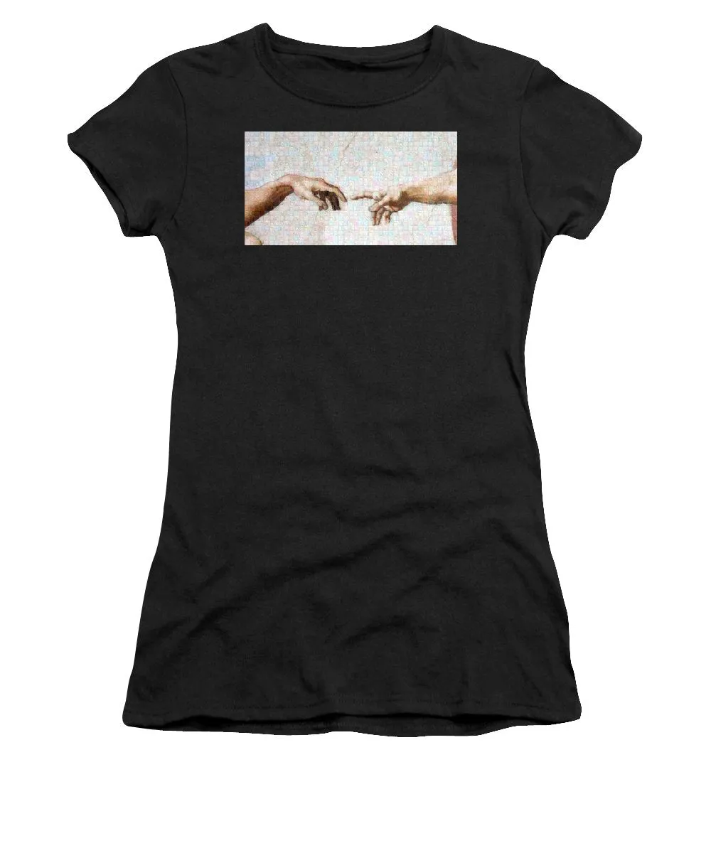 Michelangelo fingers - Women's T-Shirt