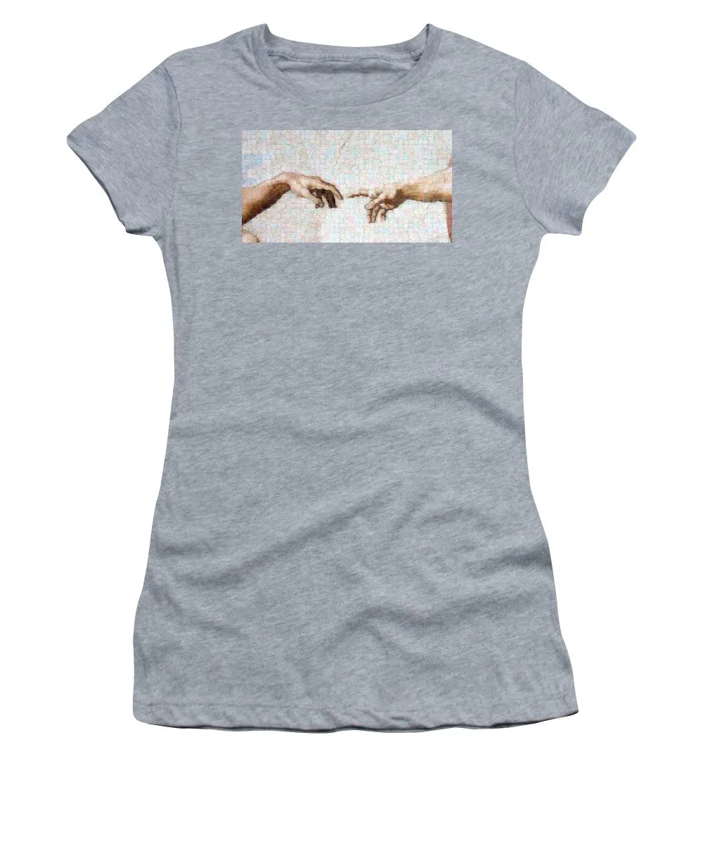 Michelangelo fingers - Women's T-Shirt