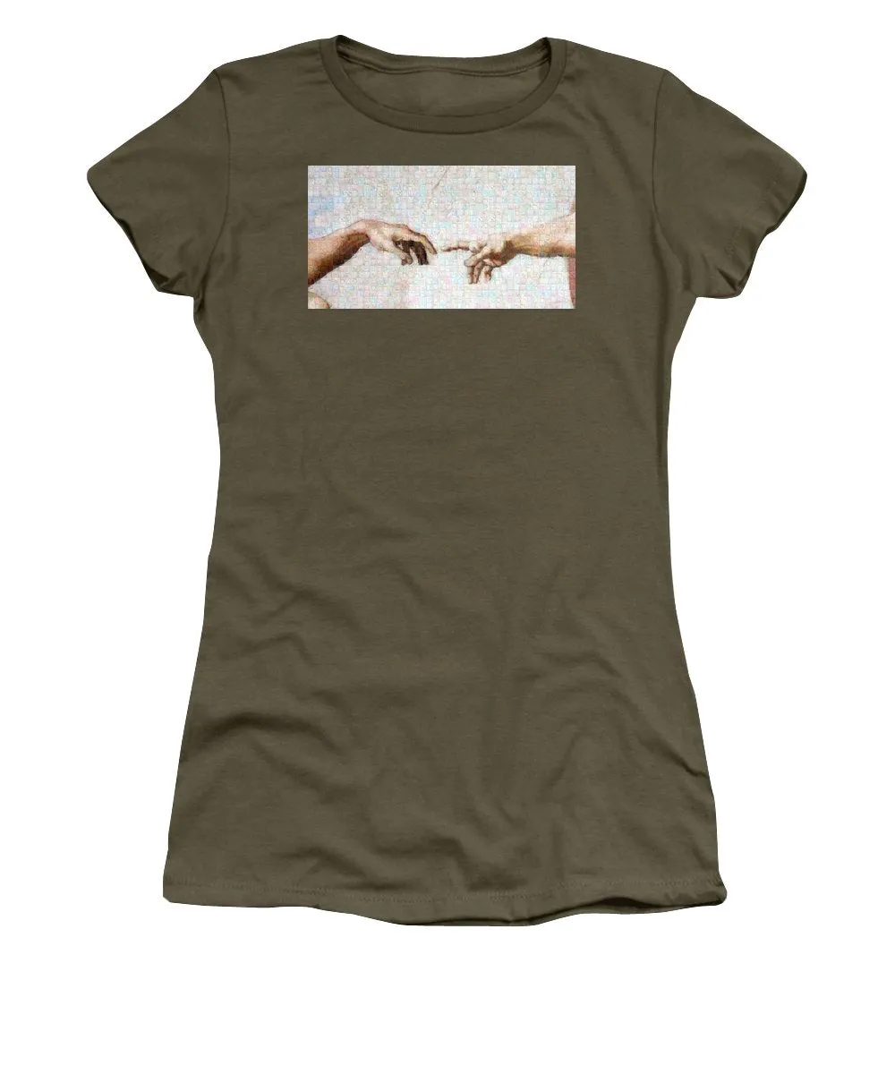 Michelangelo fingers - Women's T-Shirt