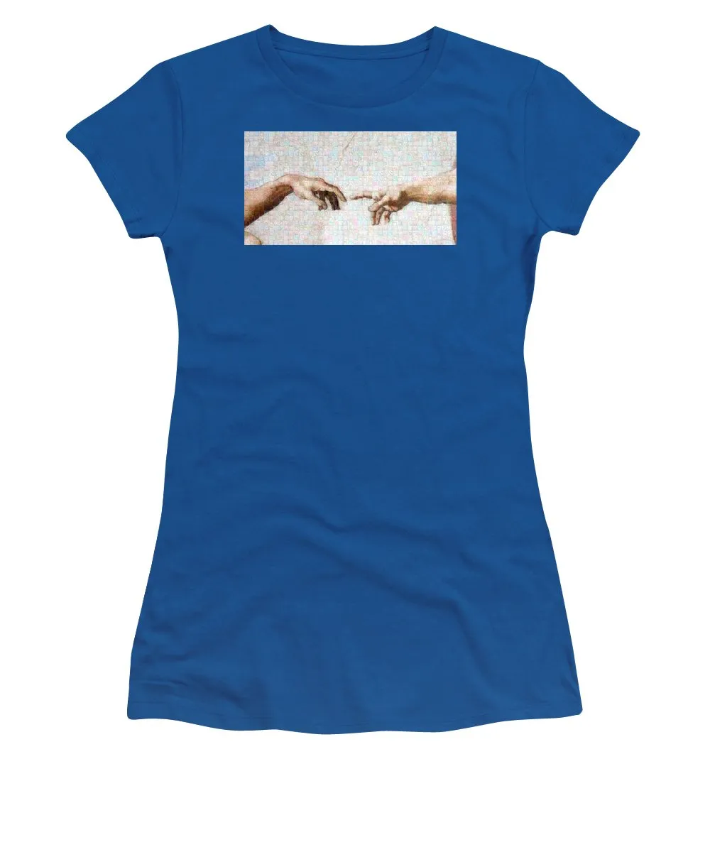 Michelangelo fingers - Women's T-Shirt