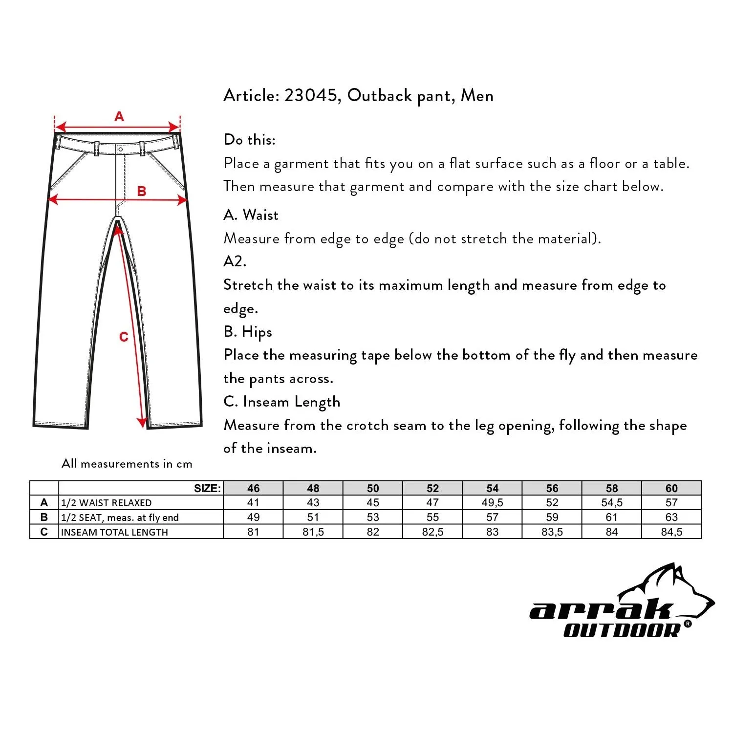 Outback Pants Men (Anthracite)