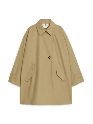 Oversized cotton coat
