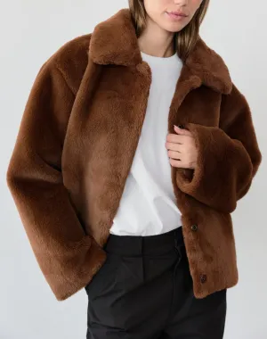 Paloma Coat in Brown