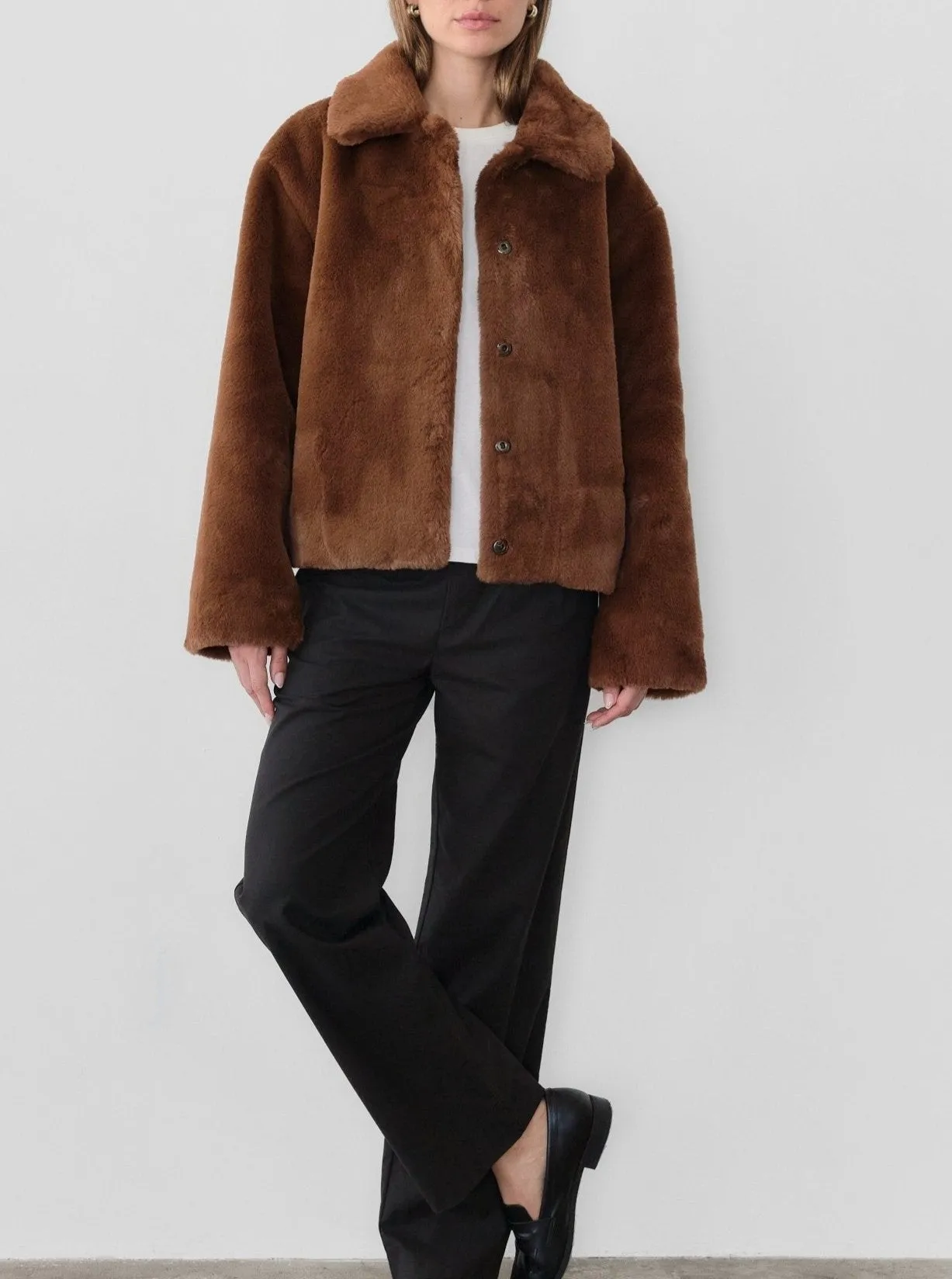 Paloma Coat in Brown