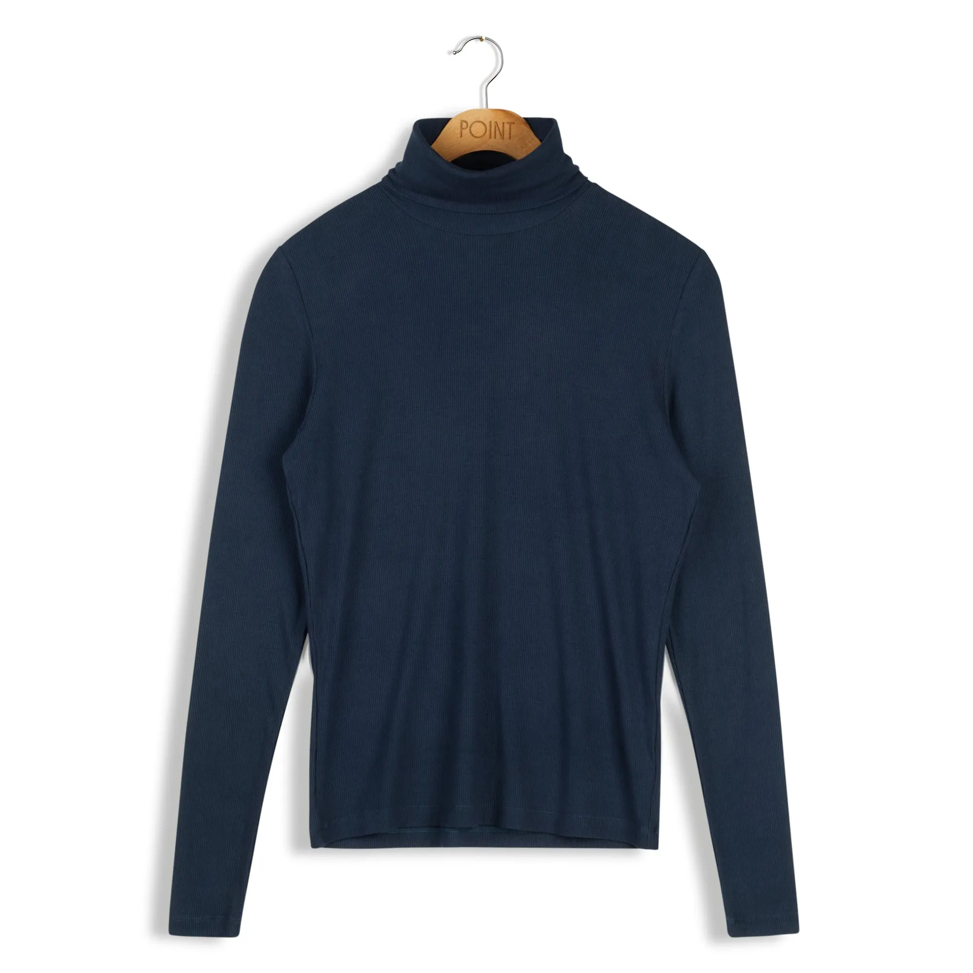 Point Long Sleeve Turtleneck