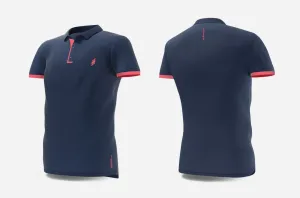 Polo (navy/peach)