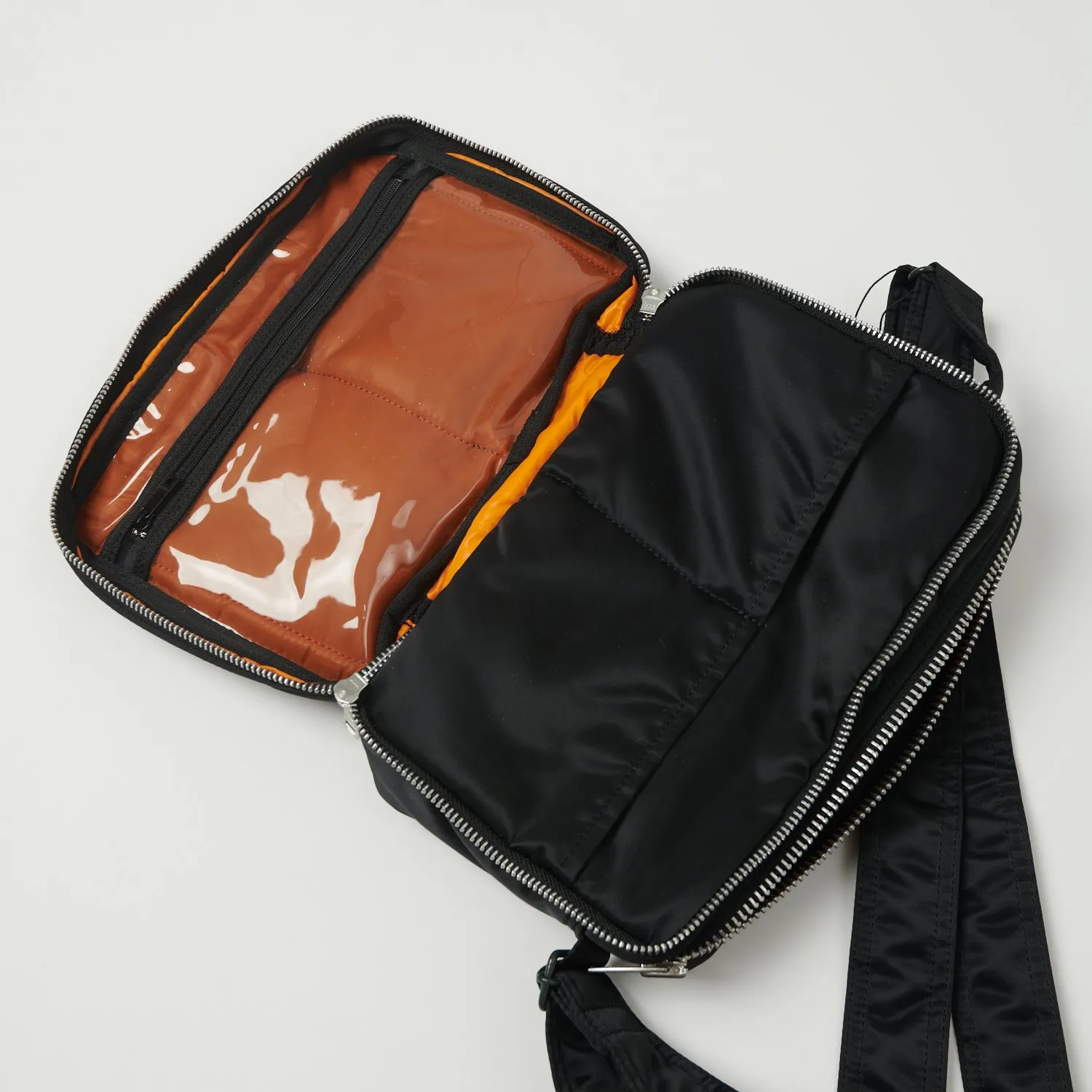 Porter-Yoshida & Co. Small Tanker Shoulder Bag  - Black
