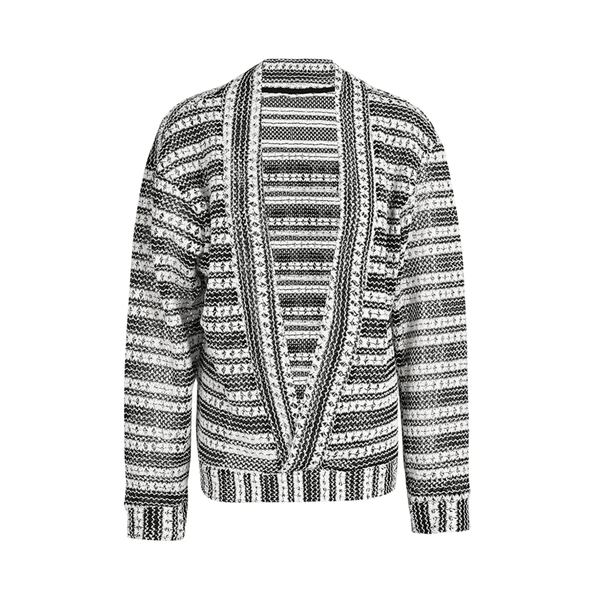 Pre Order:  Striped Loose Knit Cardigan
