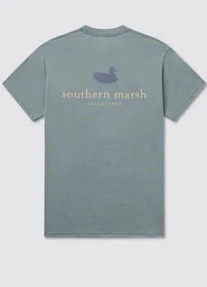 Seawash Tee Authentic in Burnt Sage by Southern Marsh