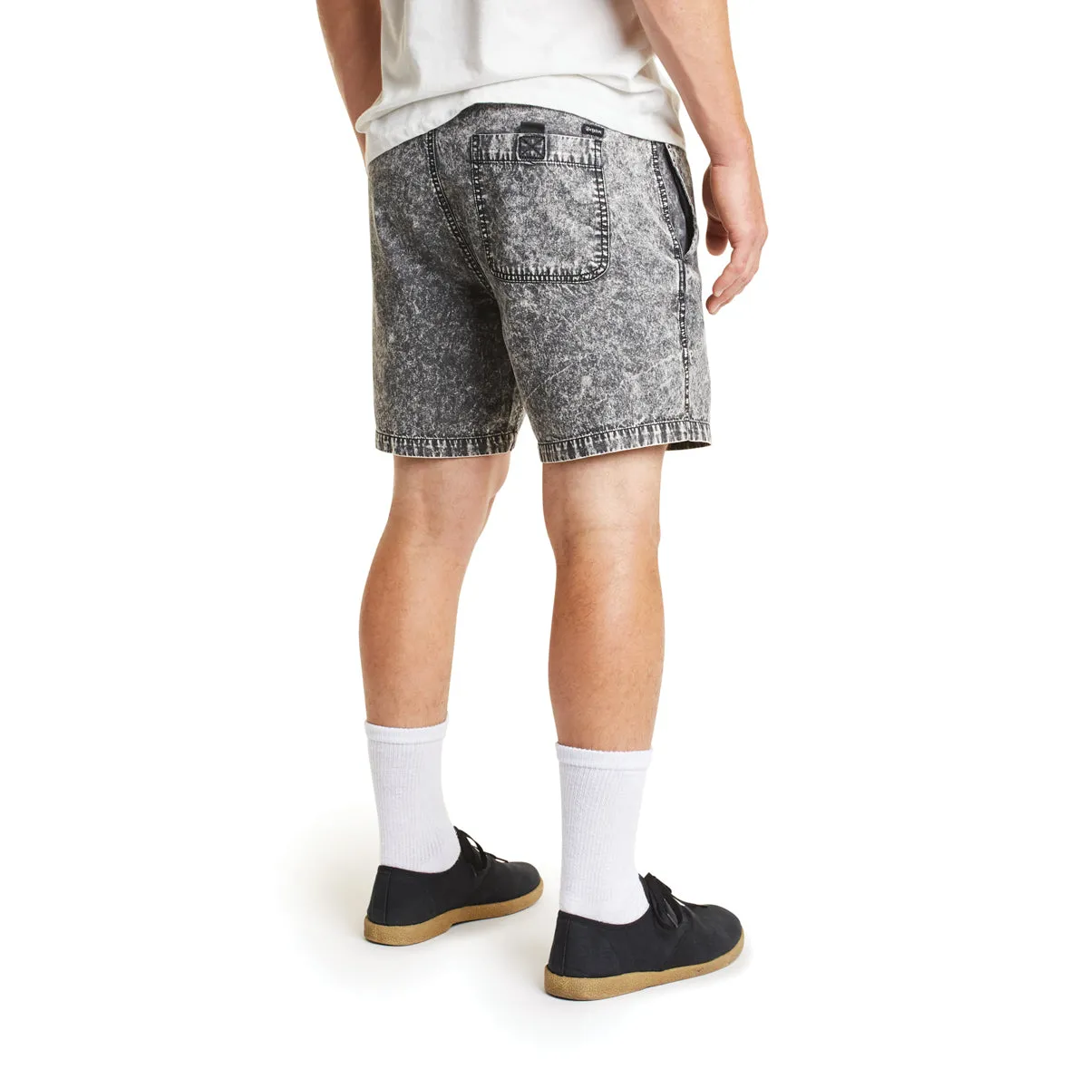 Steady Elastic Waistband Short - Grey Acid