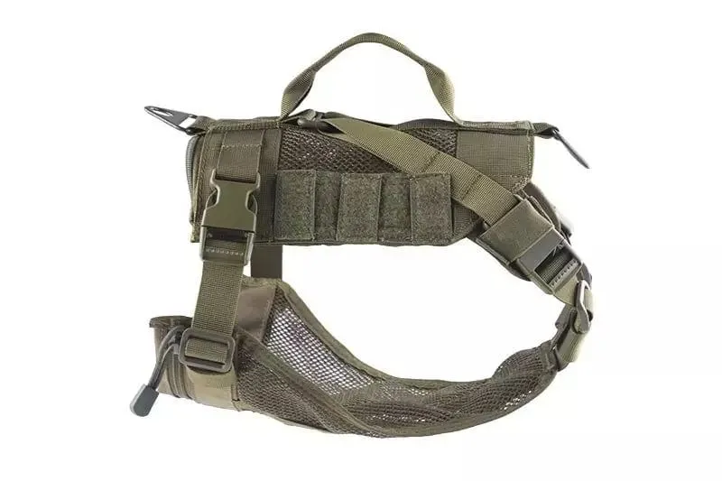 Tactical harness for dog - olive