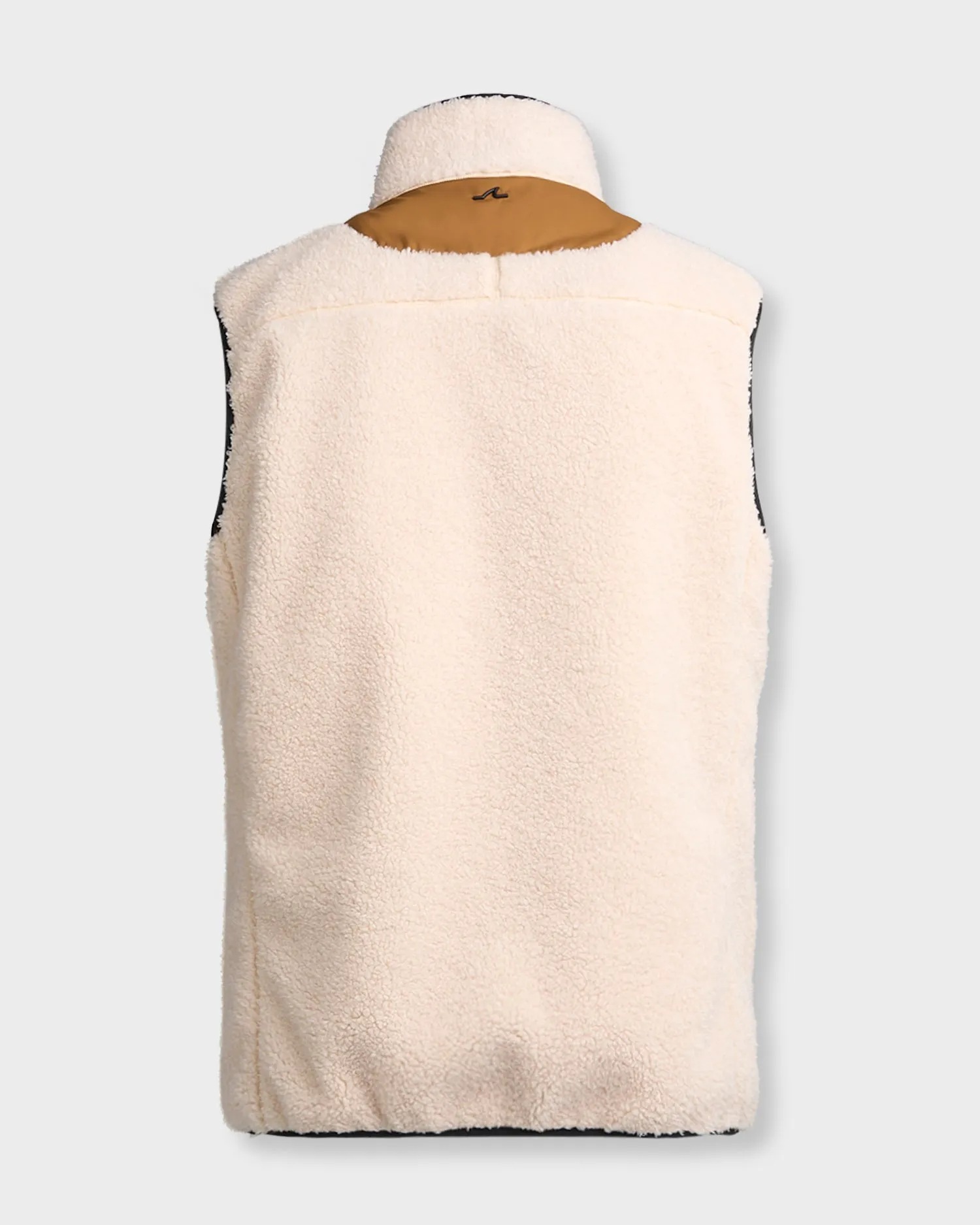 Tan Shearling Vest