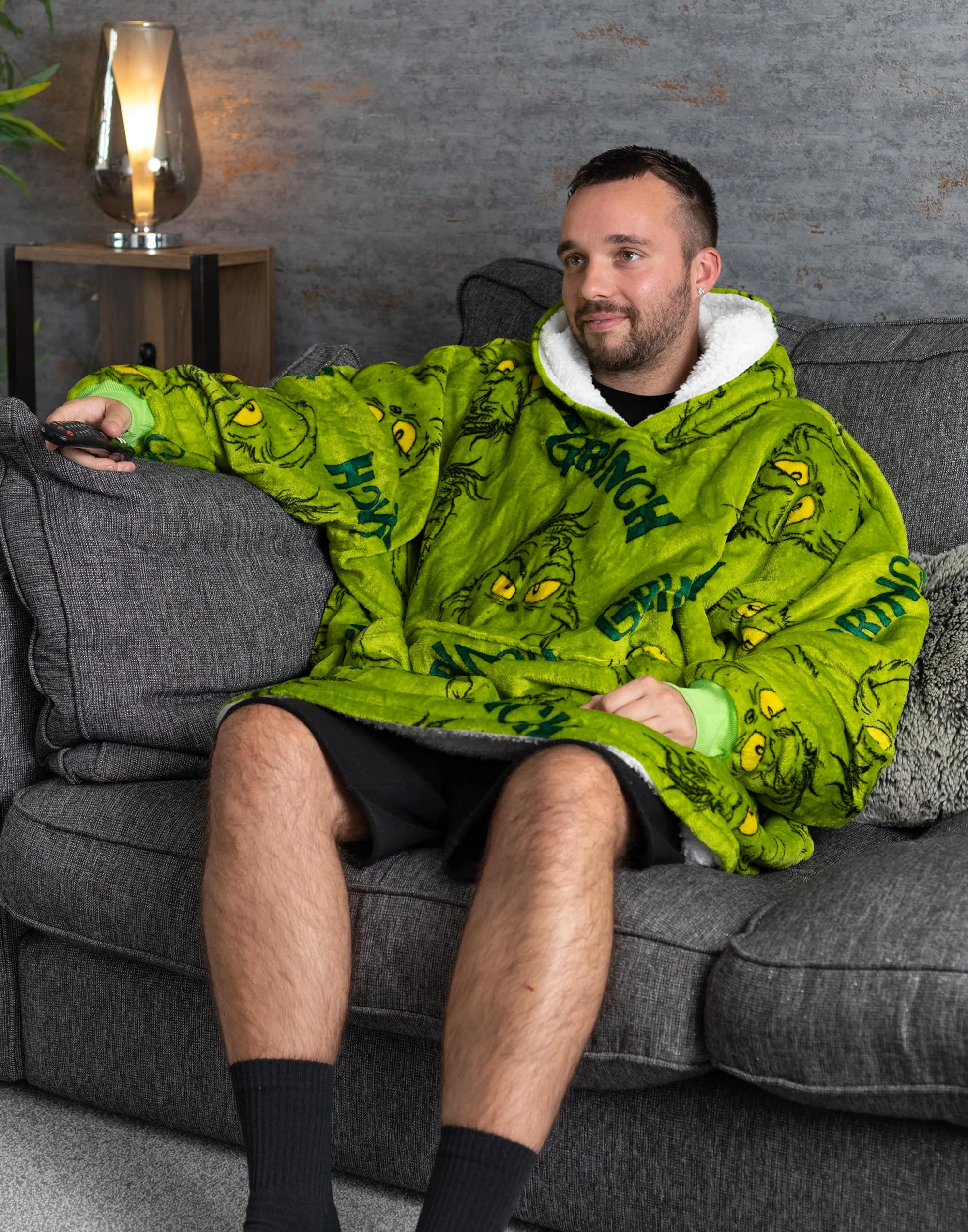 The Grinch Adult 'VUddie' Oversized Blanket Hoodie