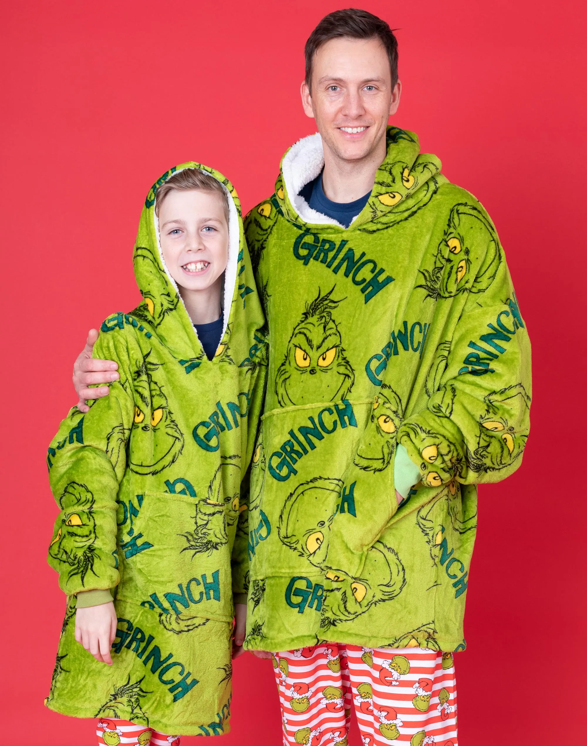 The Grinch Adult 'VUddie' Oversized Blanket Hoodie