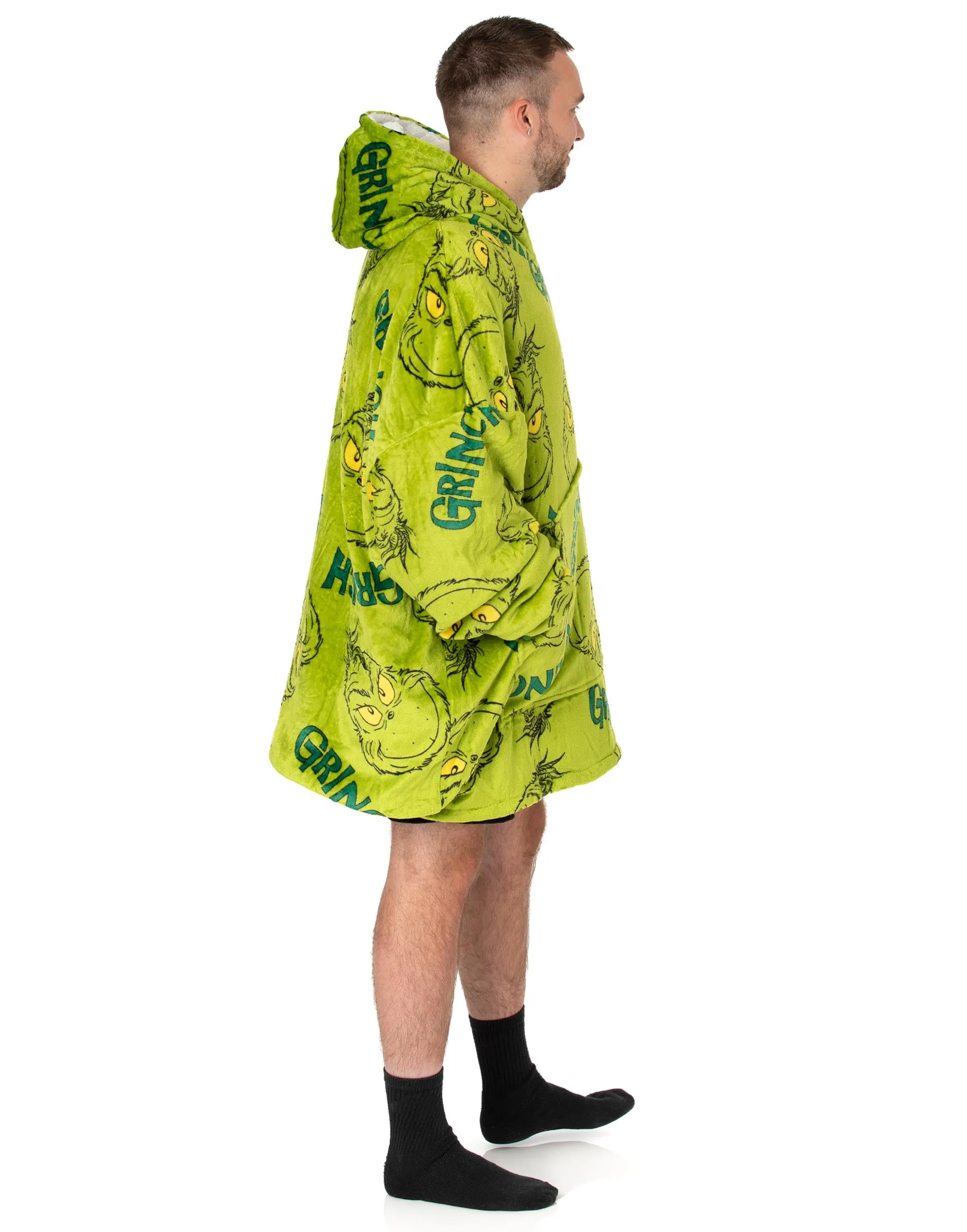 The Grinch Adult 'VUddie' Oversized Blanket Hoodie
