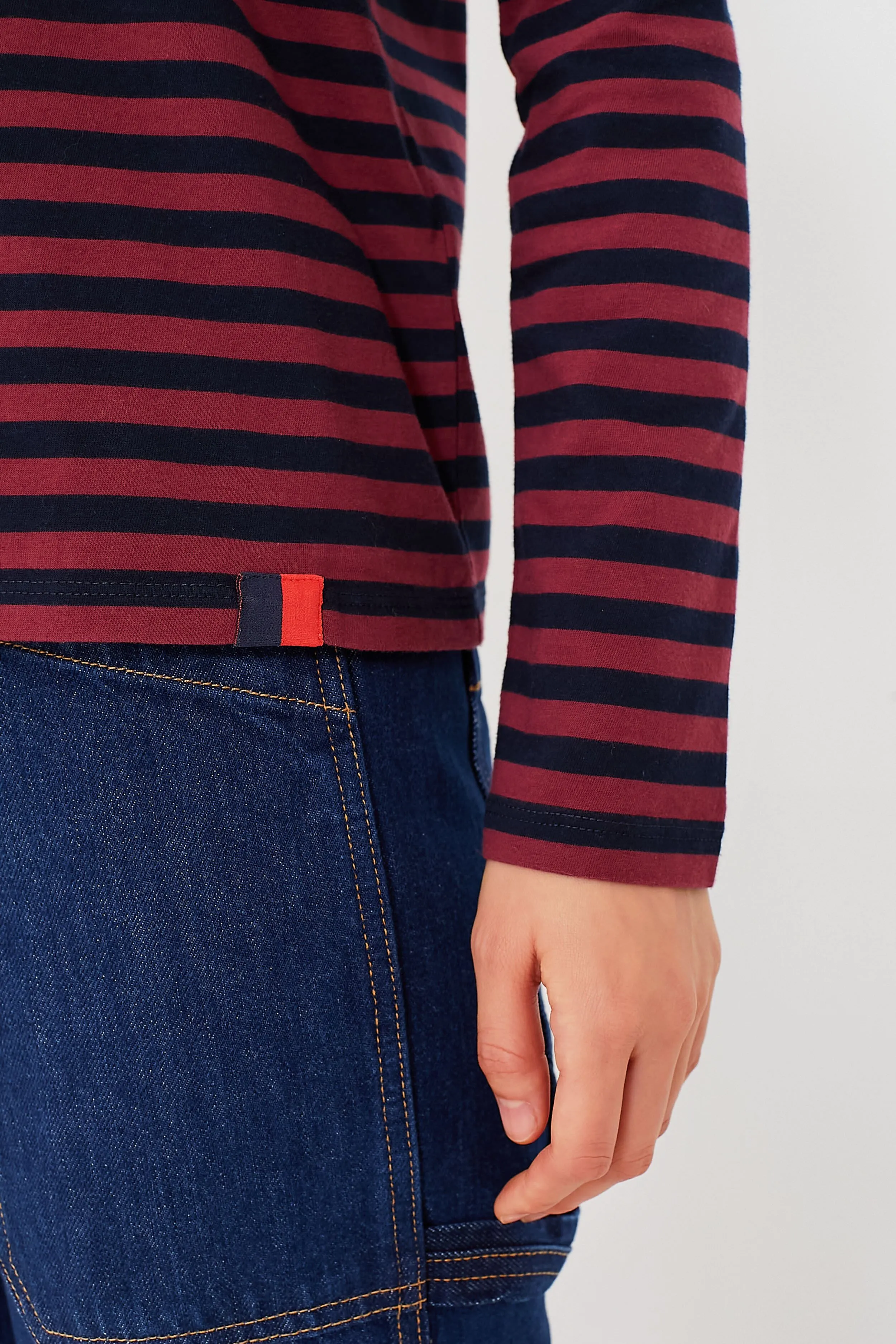 The Navy and Pinot Turtleneck