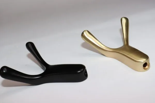 VILA |k1007| Wall & Cabinet Hooks Coat Hook Bathroom zink alloy Heavy Duty Door Hanger Towel Robe Clothes(k1007) 1-pack
